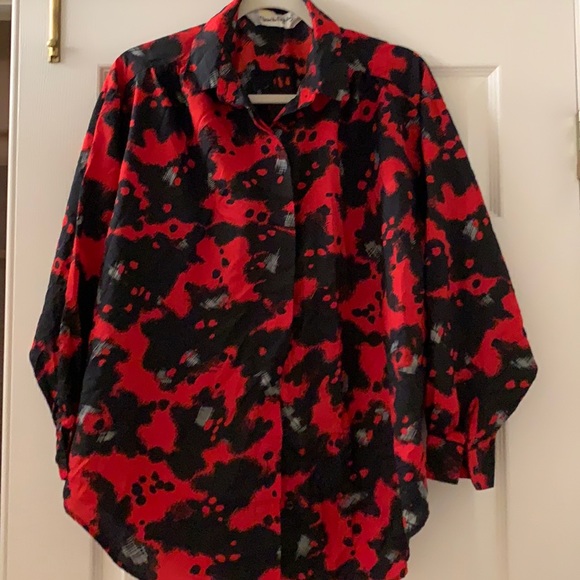 Vintage DVF Diane Von Furstenberg button down - Picture 1 of 3